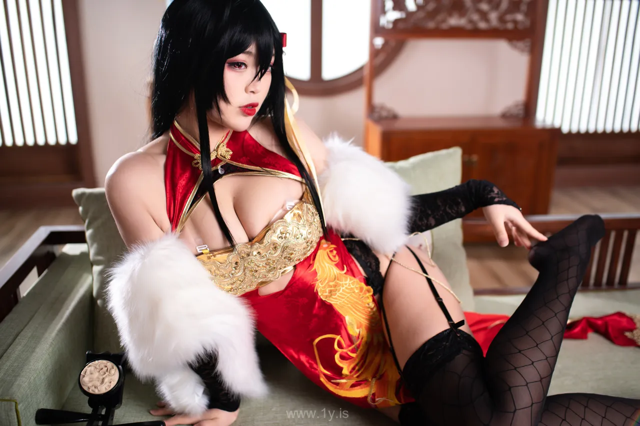 Coser@白烨 NO.013 Fancy Asian Cutie 大凤旗袍新年限定